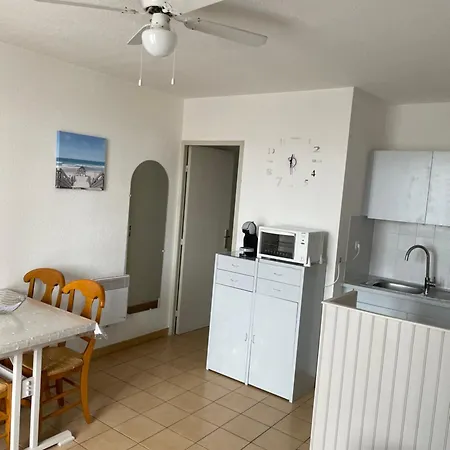 F2 Terrasse Parking Prive Proche Commerces Et Mer דירה